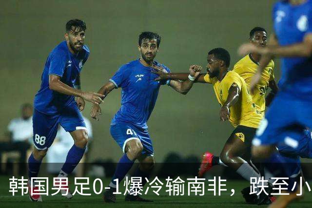 韩国男足0-1爆冷输南非，跌至小组第三，晋级形势堪忧